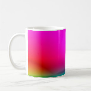 abstrakter Hintergrund der unscharfen Lichter, far Kaffeetasse