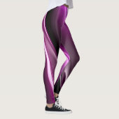 Abstrakter Hintergrund des lila Fraktals Leggings (Rechts)