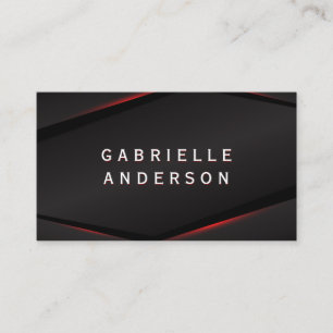 Abstrakter Hintergrund des roten Glühens Visitenkarte