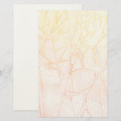 abstrakter Hintergrund des Watercolor Briefpapier (Vorne/Hinten)