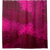 Abstrakter Hintergrund-dunkles lila Blumen Duschvorhang (Vorderseite)