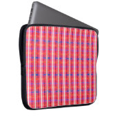 abstrakter Hintergrund, farbenfroh gestreift Laptopschutzhülle (Vorne Rechts)