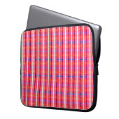 abstrakter Hintergrund, farbenfroh gestreift Laptopschutzhülle (Vorderseite Links)