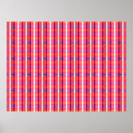 abstrakter Hintergrund, farbenfroh gestreift Poster (Vorne)