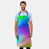 abstrakter Hintergrund, farbenfroh trendy p Schürze (Getragen)