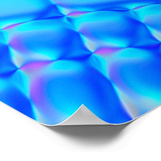 Abstrakter Hintergrund. Farbenfrohe Wavy-Design-Ta Poster (Ecke)