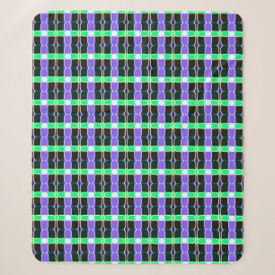 abstrakter Hintergrund, farbiges Tartanmuster, mod Sherpadecke