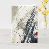 Abstrakter Hintergrund, Farbstruktur. 2 Karte (Gelbe Blume)