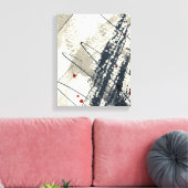 Abstrakter Hintergrund, Farbstruktur. 2 Leinwanddruck (Insitu (Wohnzimmer))
