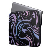 Abstrakter Hintergrund. Flüssiger Marmor. Grippe i Laptopschutzhülle (Vorderseite Links)
