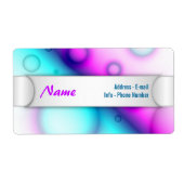 Abstrakter Hintergrund für Beschriftungsblöcke (Vorne)