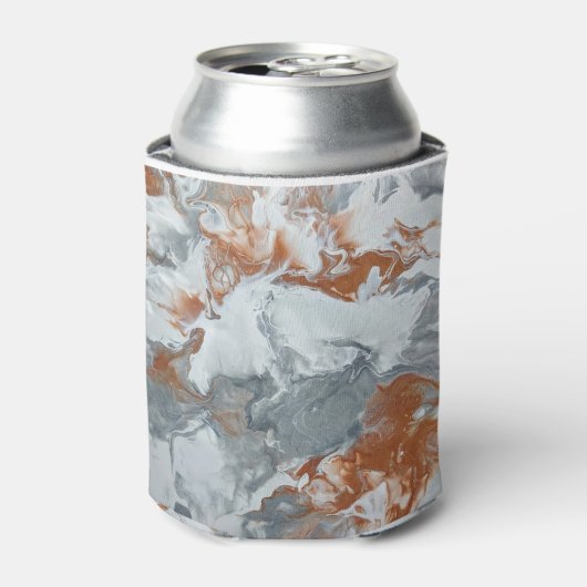Abstrakter Hintergrund für die Gray Copper Acrylic Dosenkühler (Kanne Vorderseite)