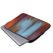 Abstrakter Hintergrund für farbiges Bild #4 Laptopschutzhülle (Vorne Knopf)