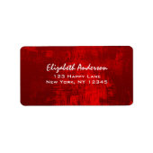 Abstrakter Hintergrund für tief gestrichene Textur Adressaufkleber (Vorne)