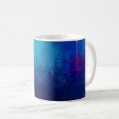 Abstrakter Hintergrund gebürstet. Pinselstrich Kaffeetasse (VorderseiteRechts)