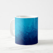 Abstrakter Hintergrund gebürstet. Pinselstrich Kaffeetasse (Vorderseite Links)