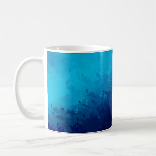 Abstrakter Hintergrund gebürstet. Pinselstrich Kaffeetasse (Links)