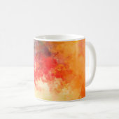 Abstrakter Hintergrund gebürstet. Pinselstrich Kaffeetasse (VorderseiteRechts)