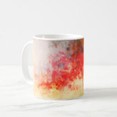 Abstrakter Hintergrund gebürstet. Pinselstrich Kaffeetasse (Vorderseite Links)