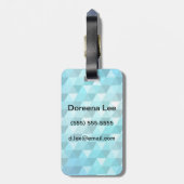 Abstrakter Hintergrund gemacht vom Mosaikmuster Gepäckanhänger (Rückseite vertikal)