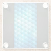 Abstrakter Hintergrund gemacht vom Mosaikmuster Glasuntersetzer (Rückseite)