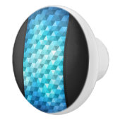 Abstrakter Hintergrund gemacht vom Mosaikmuster Keramikknauf (Rechts)