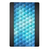 Abstrakter Hintergrund gemacht vom Mosaikmuster Mini Klemmbrett (Rückseite)