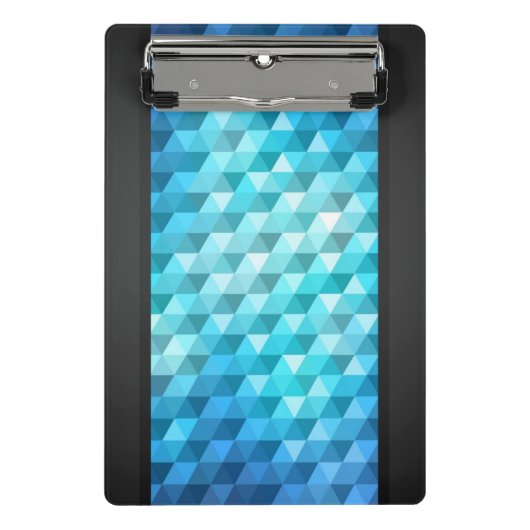 Abstrakter Hintergrund gemacht vom Mosaikmuster Mini Klemmbrett (Vorderseite)