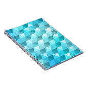 Abstrakter Hintergrund gemacht vom Mosaikmuster Notizblock (Rechte Seite)