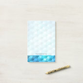 Abstrakter Hintergrund gemacht vom Mosaikmuster Post-it Klebezettel (Auf Schreibtisch)