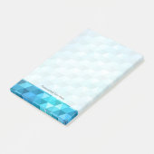 Abstrakter Hintergrund gemacht vom Mosaikmuster Post-it Klebezettel (angewinkelt)