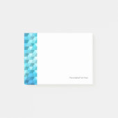 Abstrakter Hintergrund gemacht vom Mosaikmuster Post-it Klebezettel (Vorderseite)