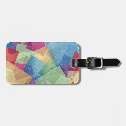 Abstrakter Hintergrund Gepäckanhänger (Vorderseite horizontal)