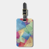 Abstrakter Hintergrund Gepäckanhänger (Vorderseite vertikal)