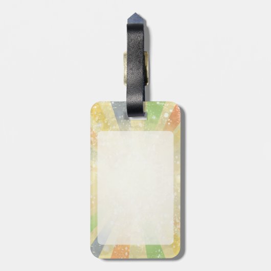 Abstrakter Hintergrund Gepäckanhänger (Rückseite vertikal)