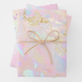 abstrakter Hintergrund Geschenkpapier Set (Beispiel)