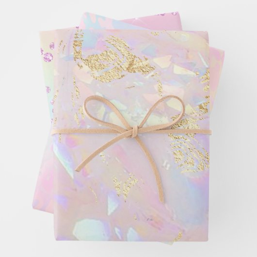 abstrakter Hintergrund Geschenkpapier Set (Beispiel)