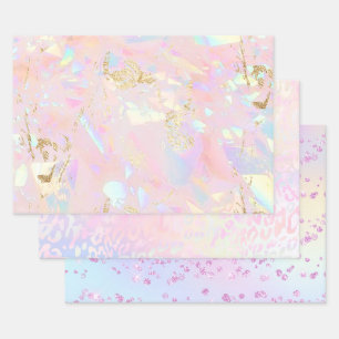 abstrakter Hintergrund Geschenkpapier Set