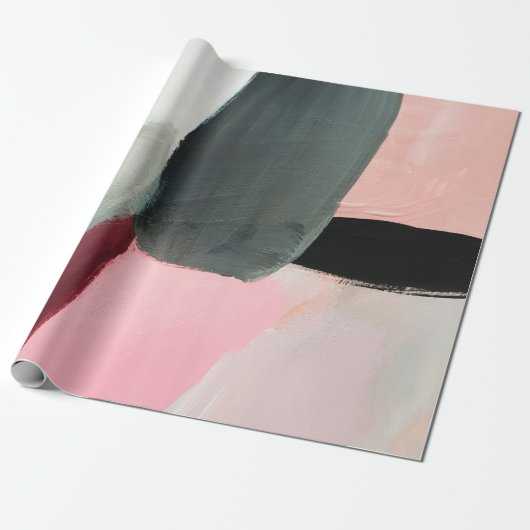 Abstrakter Hintergrund gestrichen. Abstrakte Kunst Geschenkpapier (Ungerollt)