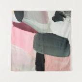 Abstrakter Hintergrund gestrichen. Abstrakte Kunst Wandteppich (Vorderseite (Horizontal))