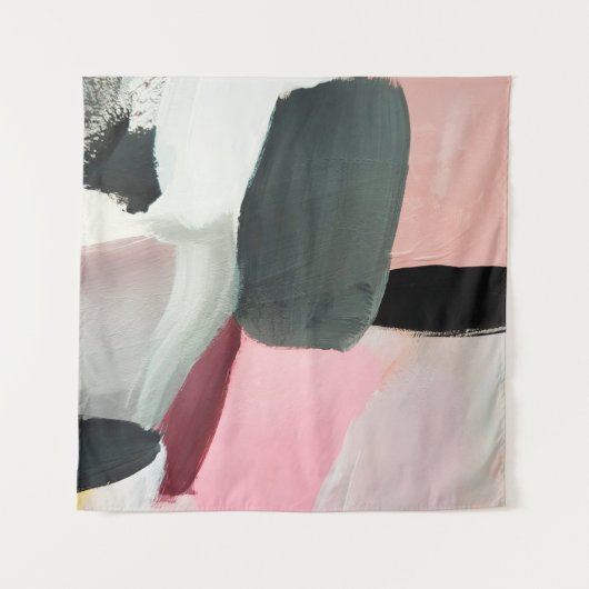 Abstrakter Hintergrund gestrichen. Abstrakte Kunst Wandteppich (Vorderseite)