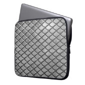 Abstrakter Hintergrund grau Laptopschutzhülle (Vorderseite Links)