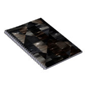 abstrakter Hintergrund. Grau-Mosaik-Illustrationdi Notizblock (Rechte Seite)