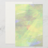 abstrakter Hintergrund, grün, gelb Briefpapier (Vorne/Hinten)