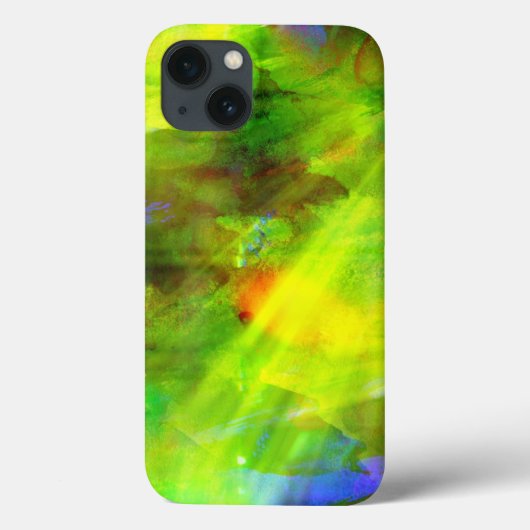 abstrakter Hintergrund, grün, gelb Case-Mate iPhone Hülle (Rückseite)