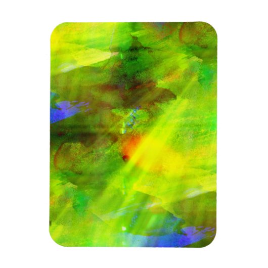 abstrakter Hintergrund, grün, gelb Magnet (Vertikal)