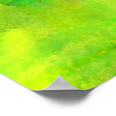 abstrakter Hintergrund, grün, gelb Poster (Ecke)