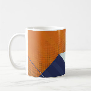 Abstrakter Hintergrund Grunge Textur. Dreieck-Geo Kaffeetasse