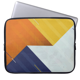 Abstrakter Hintergrund Grunge Textur. Dreieck Laptopschutzhülle