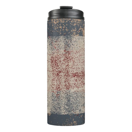 Abstrakter Hintergrund Grunge Vintage Textur Grafi Thermosbecher (Vorderseite)